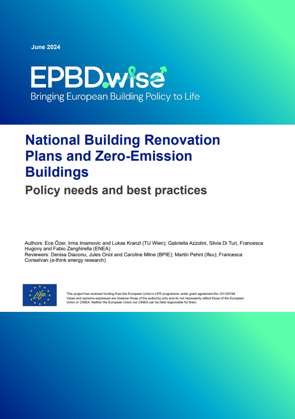 EPBD.wise National Building Renovation Plans and Zero Emission Buildings Report